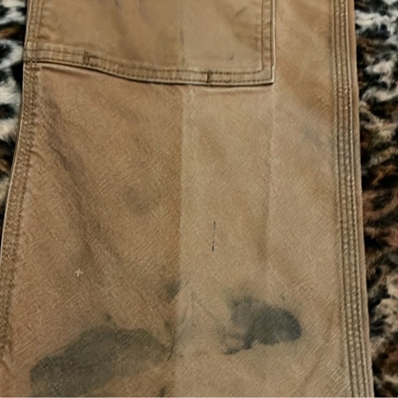 Carhartt Brown Relaxed Fit Double Knees Work Distressed Pants - Picture 5 of 13